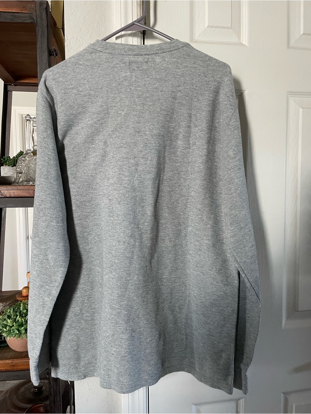 Polo Ralph Lauren Men’s XL gray long sleeve Thermal Sleep shirt Embroidered pony - Picture 6 of 6